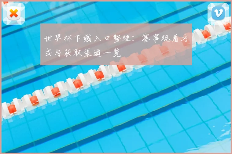 世界杯下载入口整理：赛事观看方式与获取渠道一览